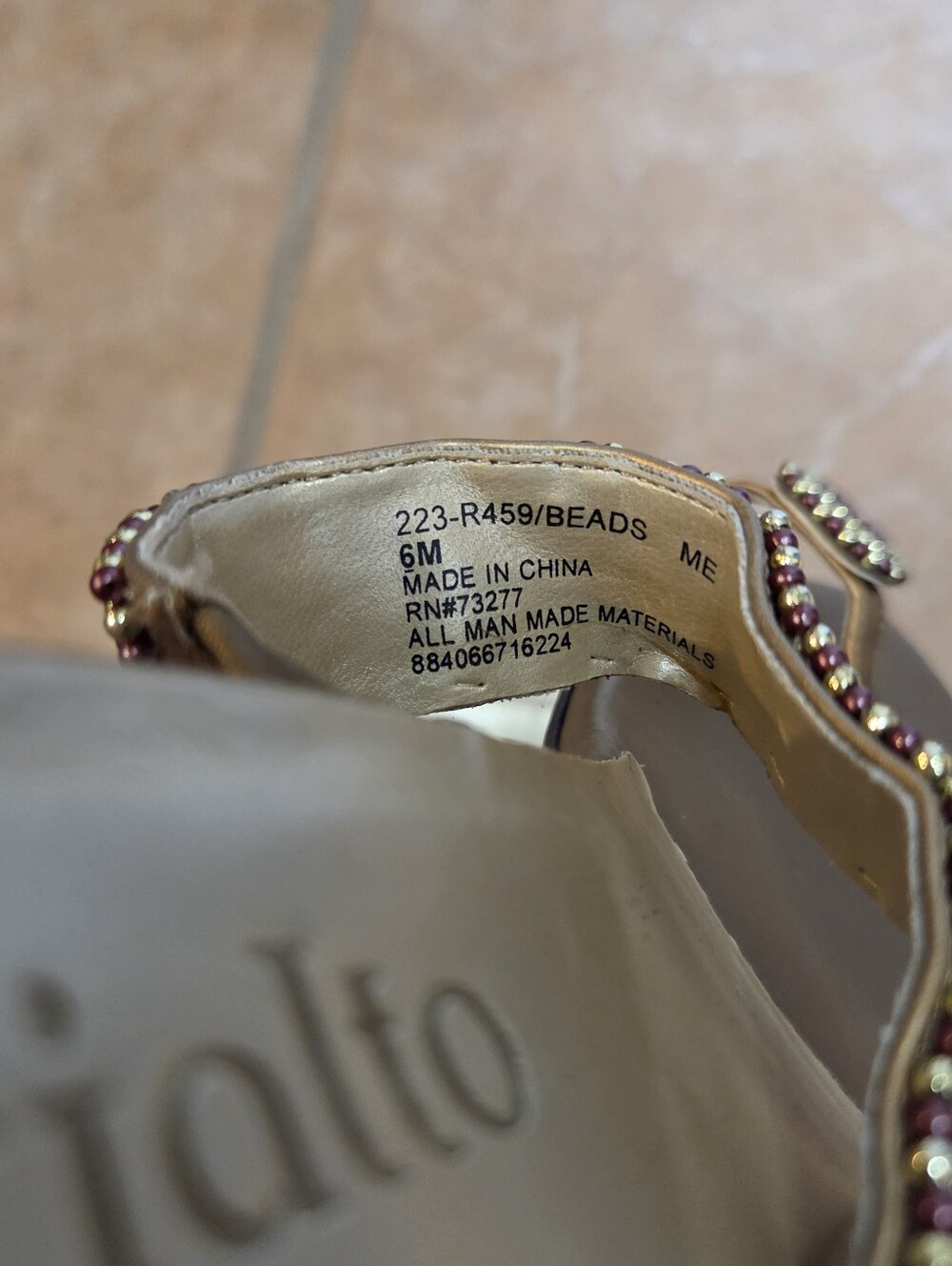 Rialto Beaded Boho Hippie Clubwear Heeled Sandals Summer | 6 - Picture 6 of 7